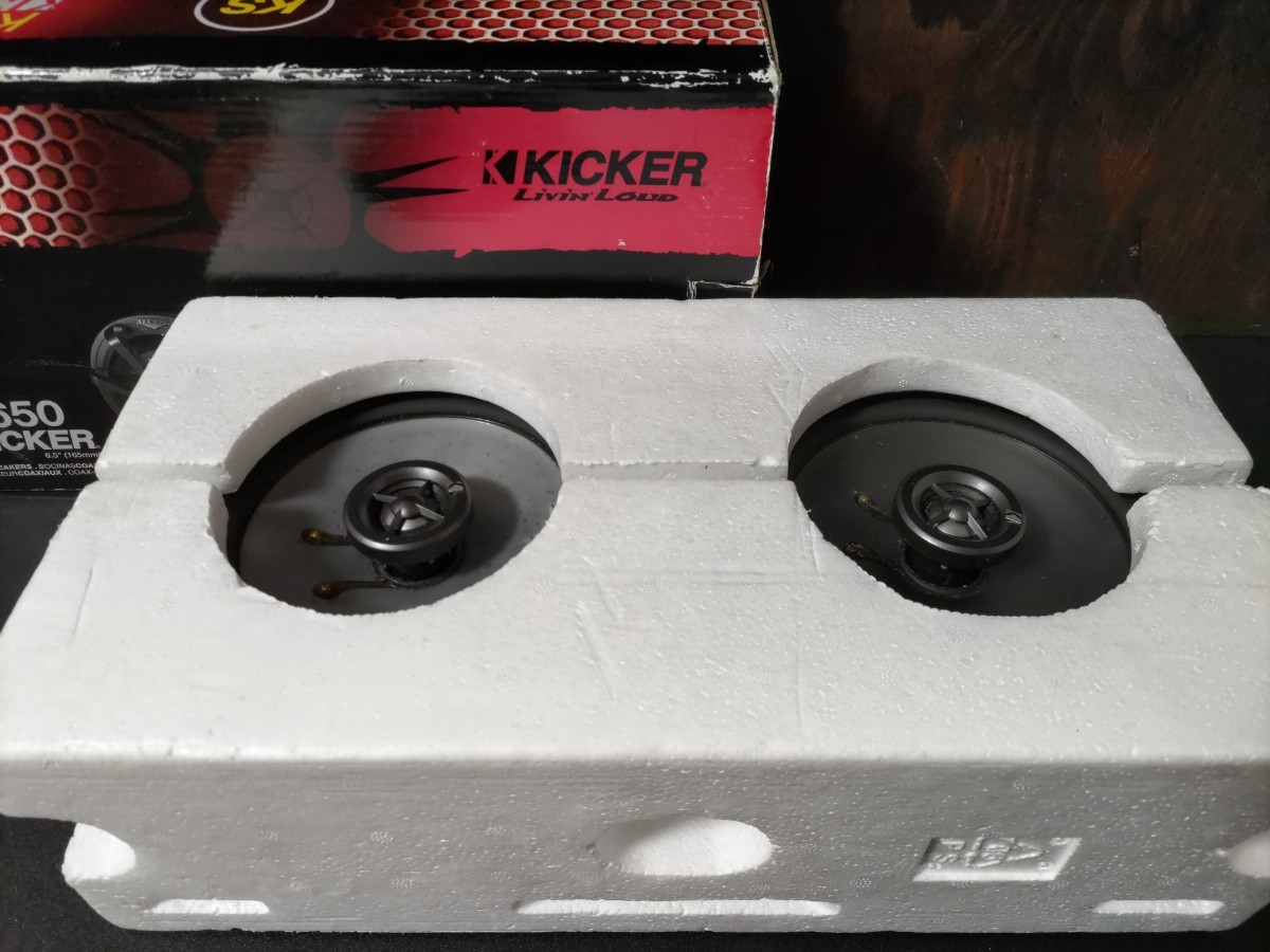 KICKER キッカー スピーカー KS650 中古品 ジャンク品 ローライダー ハイドロ 北米 USDM JDM 音響 JBL JLUG トランクオーディオ カスタム_画像3