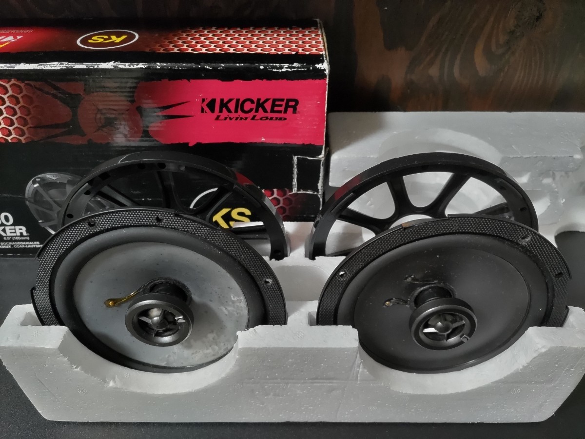 KICKER キッカー スピーカー KS650 中古品 ジャンク品 ローライダー ハイドロ 北米 USDM JDM 音響 JBL JLUG トランクオーディオ カスタム_画像4