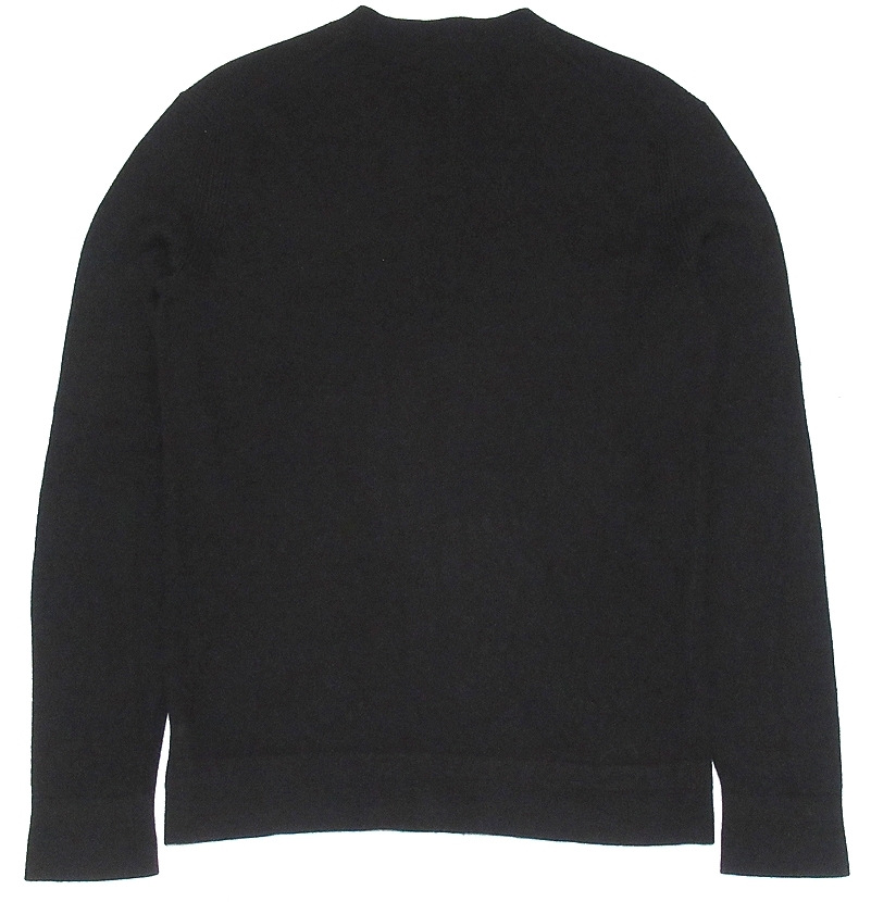 定価￥31,900 カシミヤ100％ 美品 Theory セオリー メンズ REISER 高級素材 PURE CASHMERE Vネック ニットセーター ブラック S_画像2