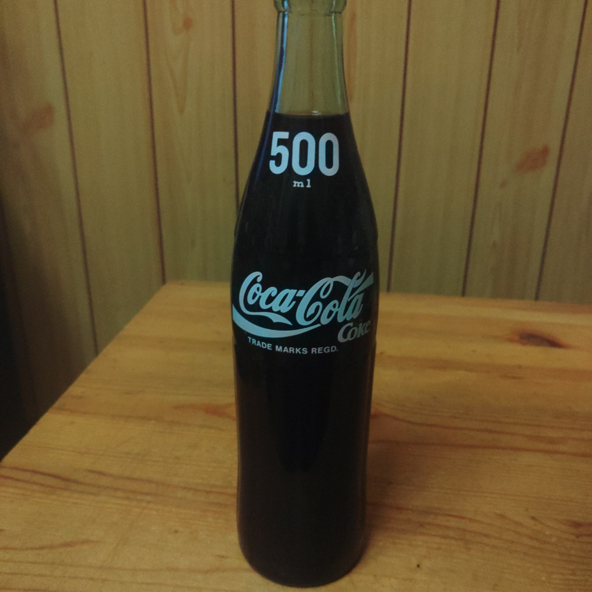 【1988年製】コカ・コーラ　ホームサイズ　瓶　#コーラ　#瓶コレクター　#レア　#昭和レトロ　#アンティーク_末期デザインのホームサイズ