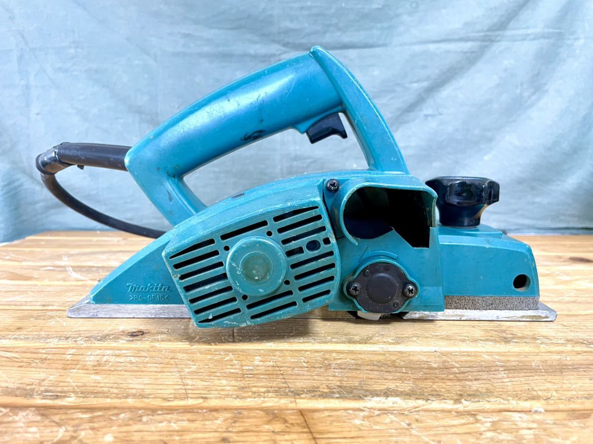 ★ ◆電動工具 簡易動作確認済み 82mm｜電気カンナ 電動カンナ｜makita マキタ 1900BA ｜16000/min 大工道具 替刃_画像5