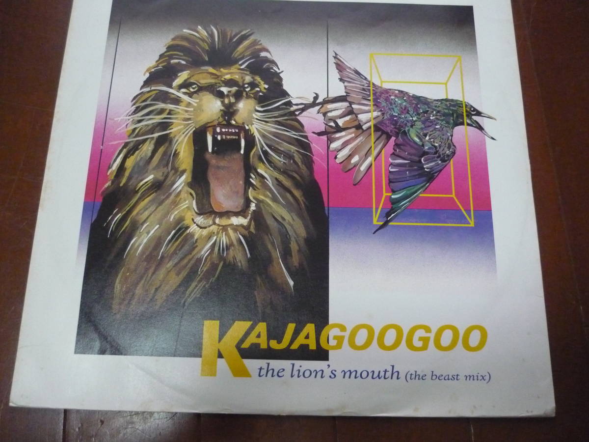 LP＋12インチ　　KAJAGOOOGOO / WHITE FEATHRS / THE LION'S MOUTH(the beast mix)バレアリック古典ナンバー♪_画像4