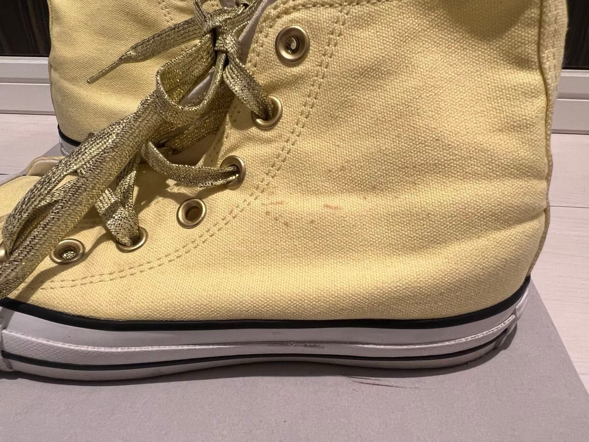CONVERSE ALL STAR PASTELS HI パステル イエロー 24cm CONVERSE ALL STAR PASTELS HI パステル イエロー 24cm