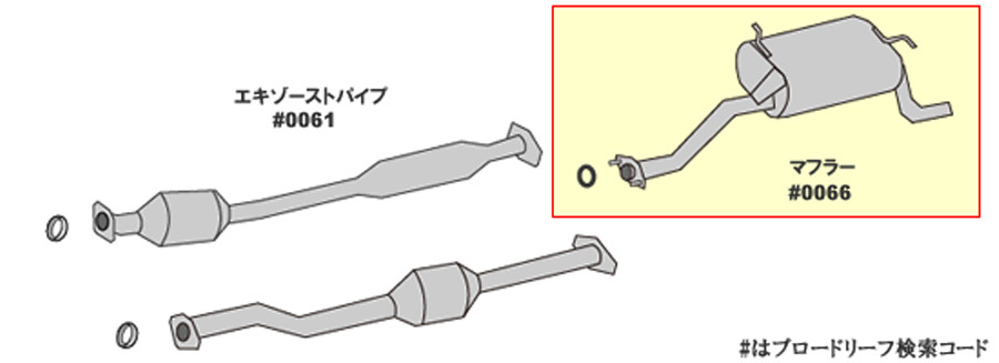 キャリイトラック DA52T DB52T スズキ HST マフラー 096-87 本体オールステンレス 車検対応 純正同等_画像2