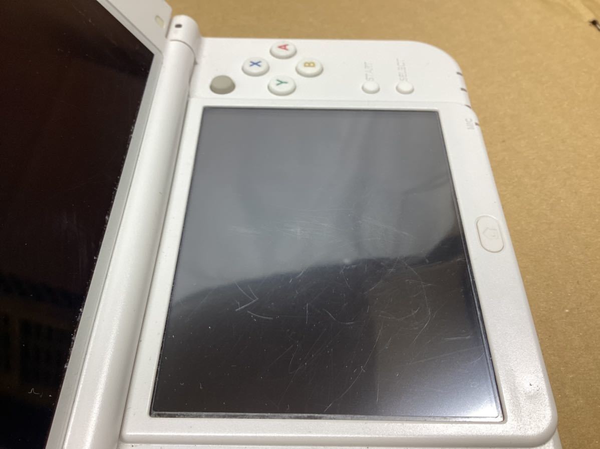 Nintendo 任天堂 New3DSLL パールホワイト ニンテンドー ソフト付 動作品_画像7