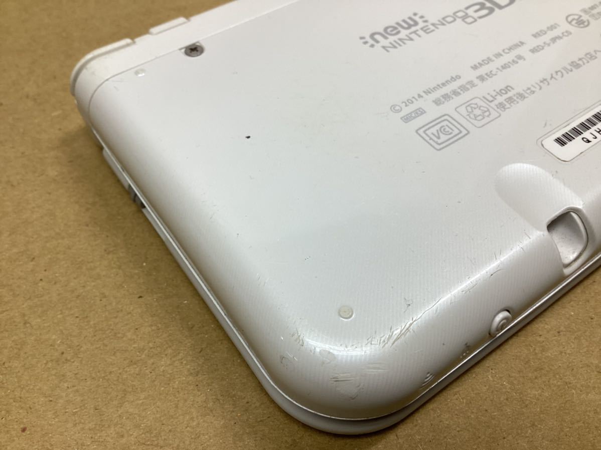 Nintendo 任天堂 New3DSLL パールホワイト ニンテンドー ソフト付 動作品_画像9