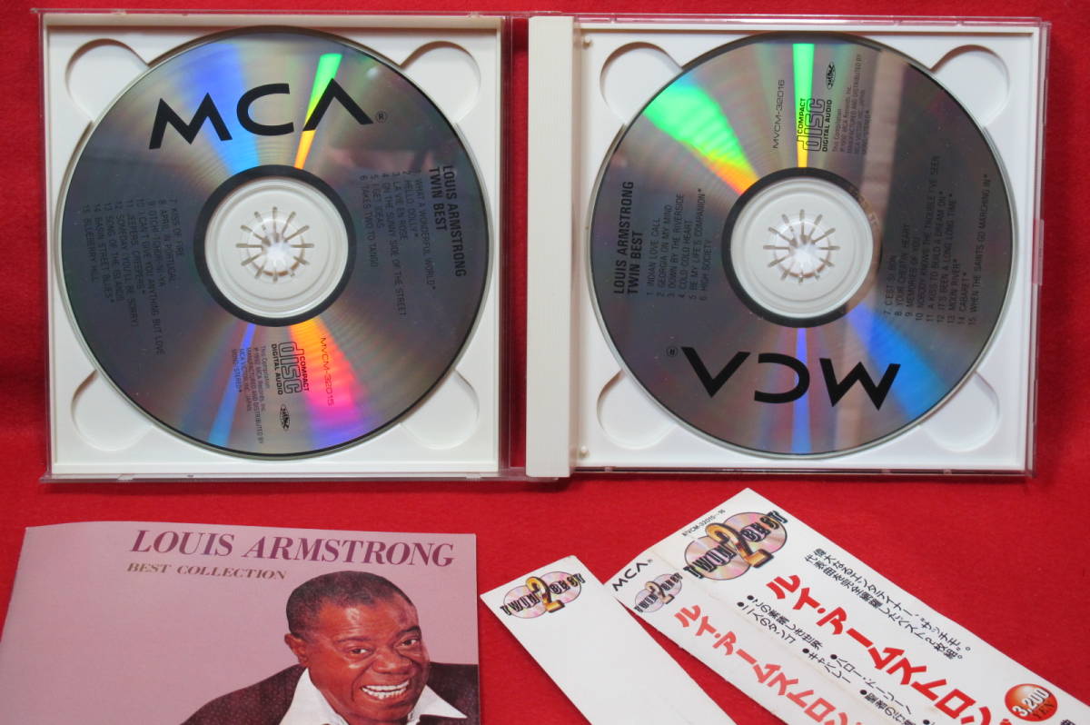 【国内盤 Jazzヴォーカル CD２枚組】ルイ・アームストロング/BEST COLLECTION_画像3