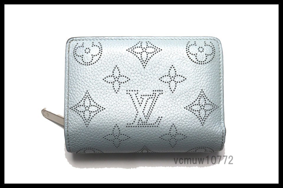 RFIDタグ近年希少美中古■LOUIS VUITTON マヒナ ポルトフォイユクレア レザー 2つ折り財布 ルイヴィトン■0104er475625_画像1