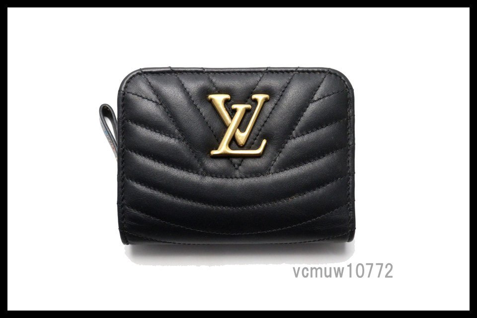 近年モデル希少美中古■LOUIS VUITTON ニューウェーブ コンパクト ジプト レザー コインケース ルイヴィトン■0118pp24074_画像1