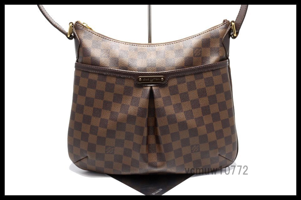 近年モデル希少美中古■LOUIS VUITTON ダミエ ブルームズベリPM レザー ショルダーバッグ ルイヴィトン■0118vs2191309_画像1