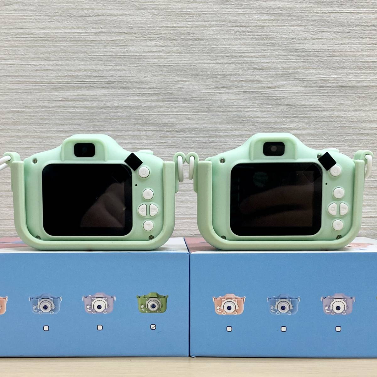 【動作確認済み】 2台セット Children's fun Camera キッズカメラ トイカメラ SDカード 32GB デジカメ まとめ出品 ほぼ未使用 長期保管品_画像4