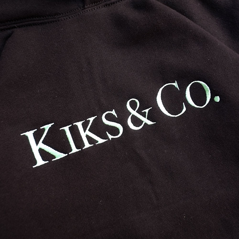 【送料無料】KIKS&CO. HOODIE ティファニー パーカー スウェット supreme street アメカジ 裏原 ニューヨーク シュプリーム ブラック