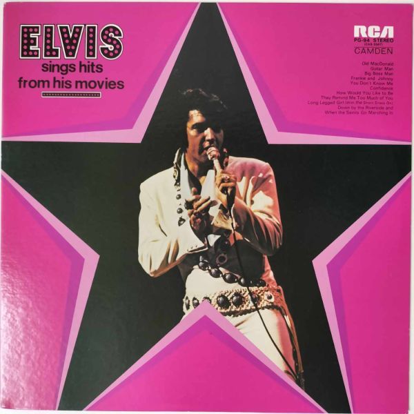 43727★美盤 Elvis Presley / Sings Hits From His Movies, Volume 1_画像1