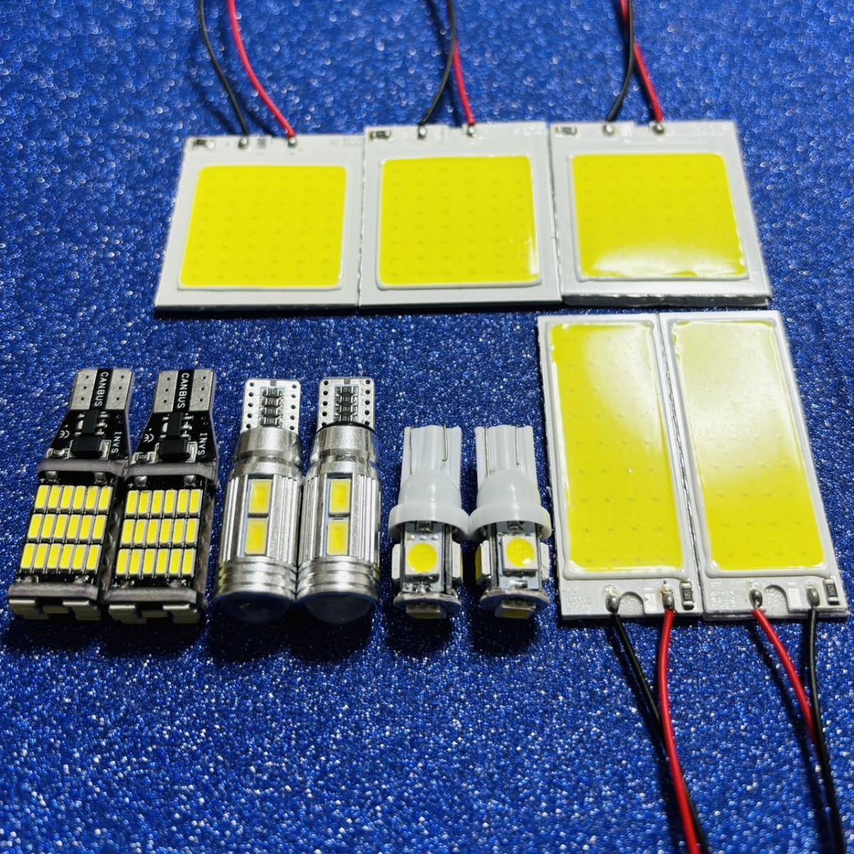 お買い得◇超爆光！N-VAN Lグレード JJ1 JJ2 T10 LED COBパネル ルームランプ バックランプ ナンバー灯 11個セット ホワイトホンダ_画像1