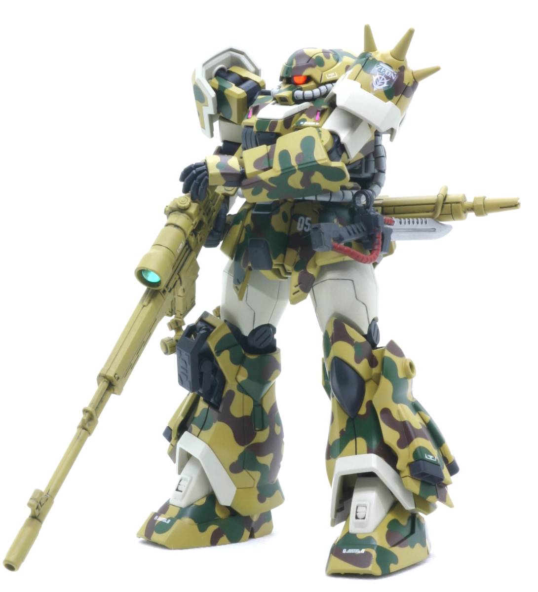 プレミアムバンダイ限定　HG 1/144　MS08TX/NF イフリート・イェーガー　全塗装＆小改修　_画像1