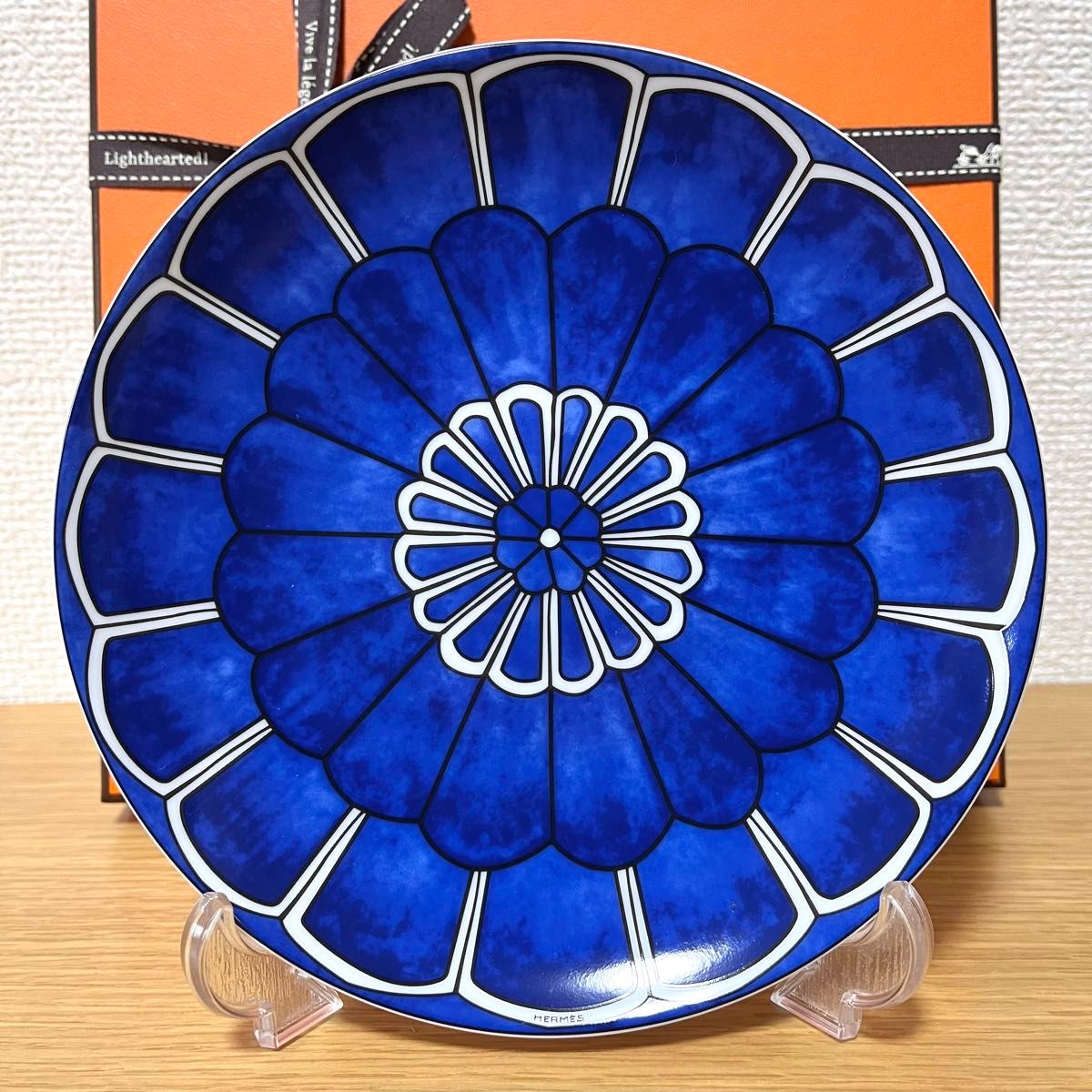廃盤 新品 未使用】エルメス ブルーダイユール パンプレート 廃盤 新品 未使用】エルメス ブルーダイユール パンプレート