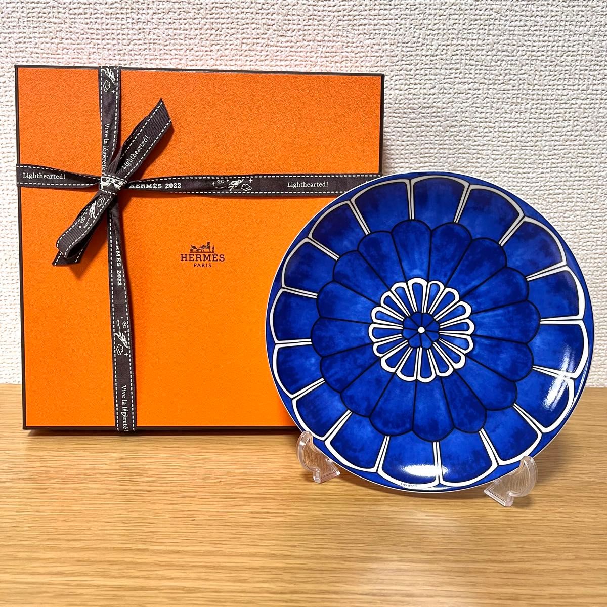 廃盤 新品 未使用】エルメス ブルーダイユール パンプレート 廃盤 新品 未使用】エルメス ブルーダイユール パンプレート