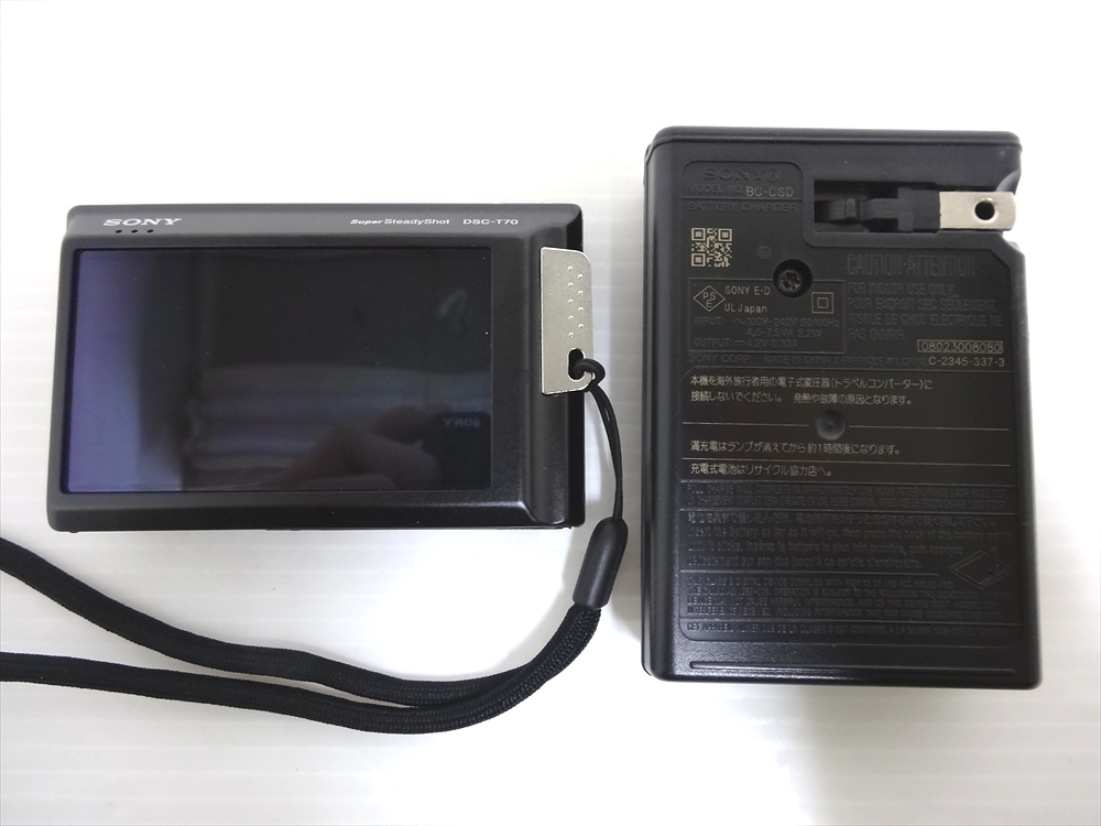 SONY Cyber shot サイバーショット DSC-T70 コンパクトデジタルカメラ　充電器・メモリースティック1GB付_画像10