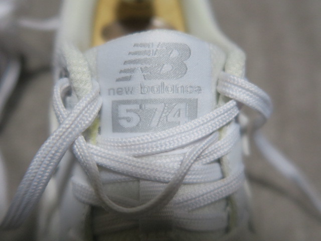 1.5万 超美品 23年製 New Balance Golf ニューバランス ゴルフシューズ スパイクレス メンズ UGC574 JW ホワイト 白 US8.0 26cm_画像8