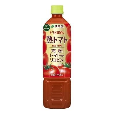 伊藤園　熟トマト 730gｘ15本/コップ1杯で“トマト4個分のリコピンが摂取できるトマト100％のトマトジュース_画像1