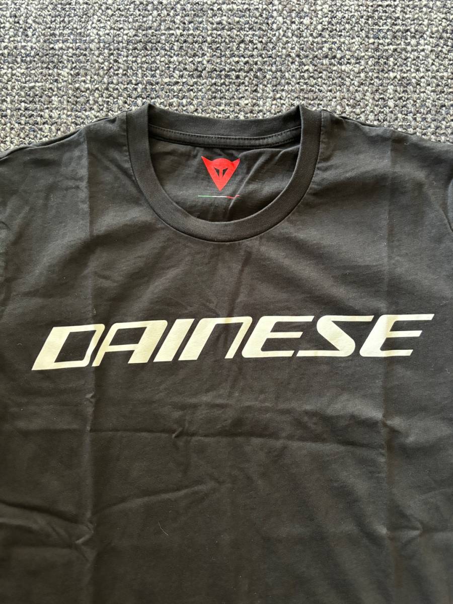 1-6 1896745【DAINESE】ダイネーゼ｜DAINESE T-SHIRT｜622-BLACK/WHITE｜Sサイズ｜中古品｜美品_画像2