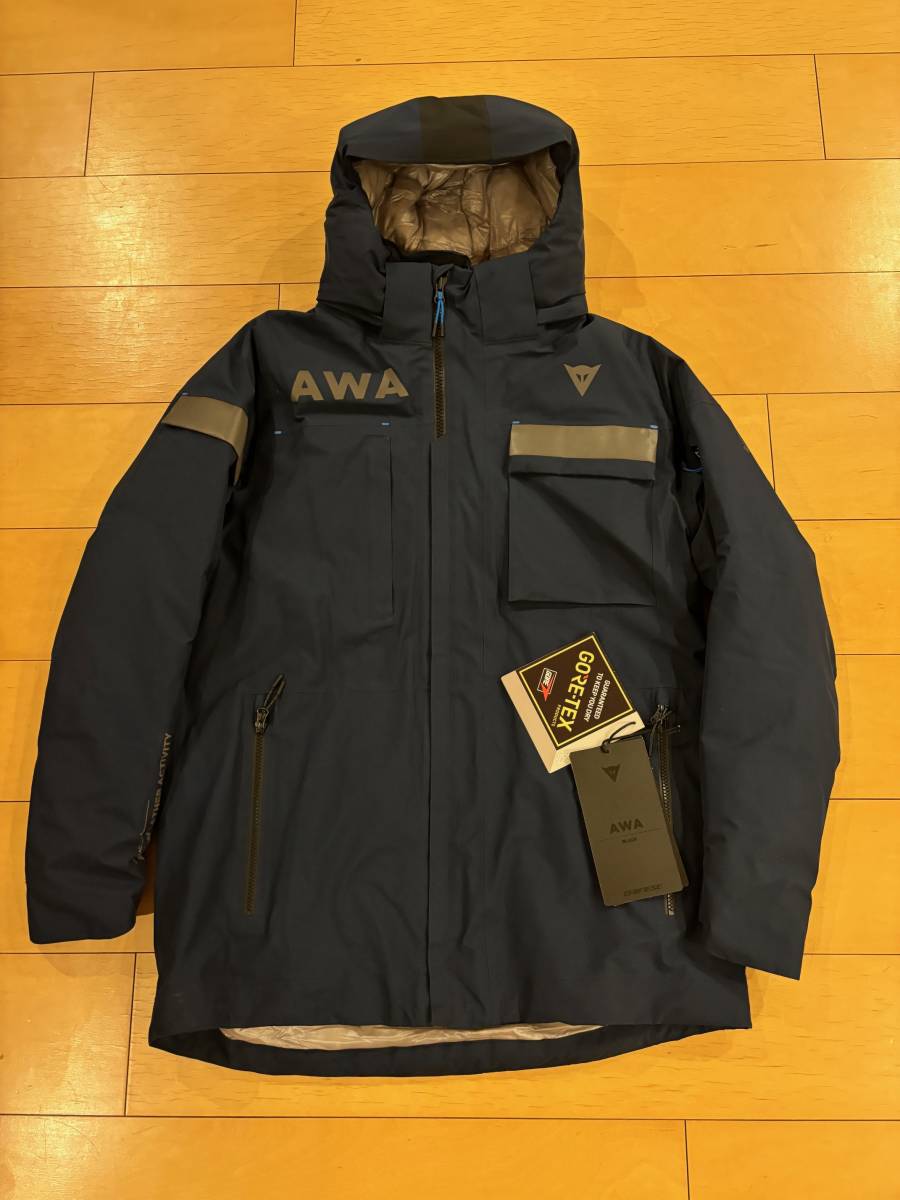 6-10 4749474【DAINESE】AWA BLACK PARKA ｜スキーウェア｜Size:L｜BLACK - IRIS/STRETCH - LIMO Z86｜アウトレット品｜未使用_画像1