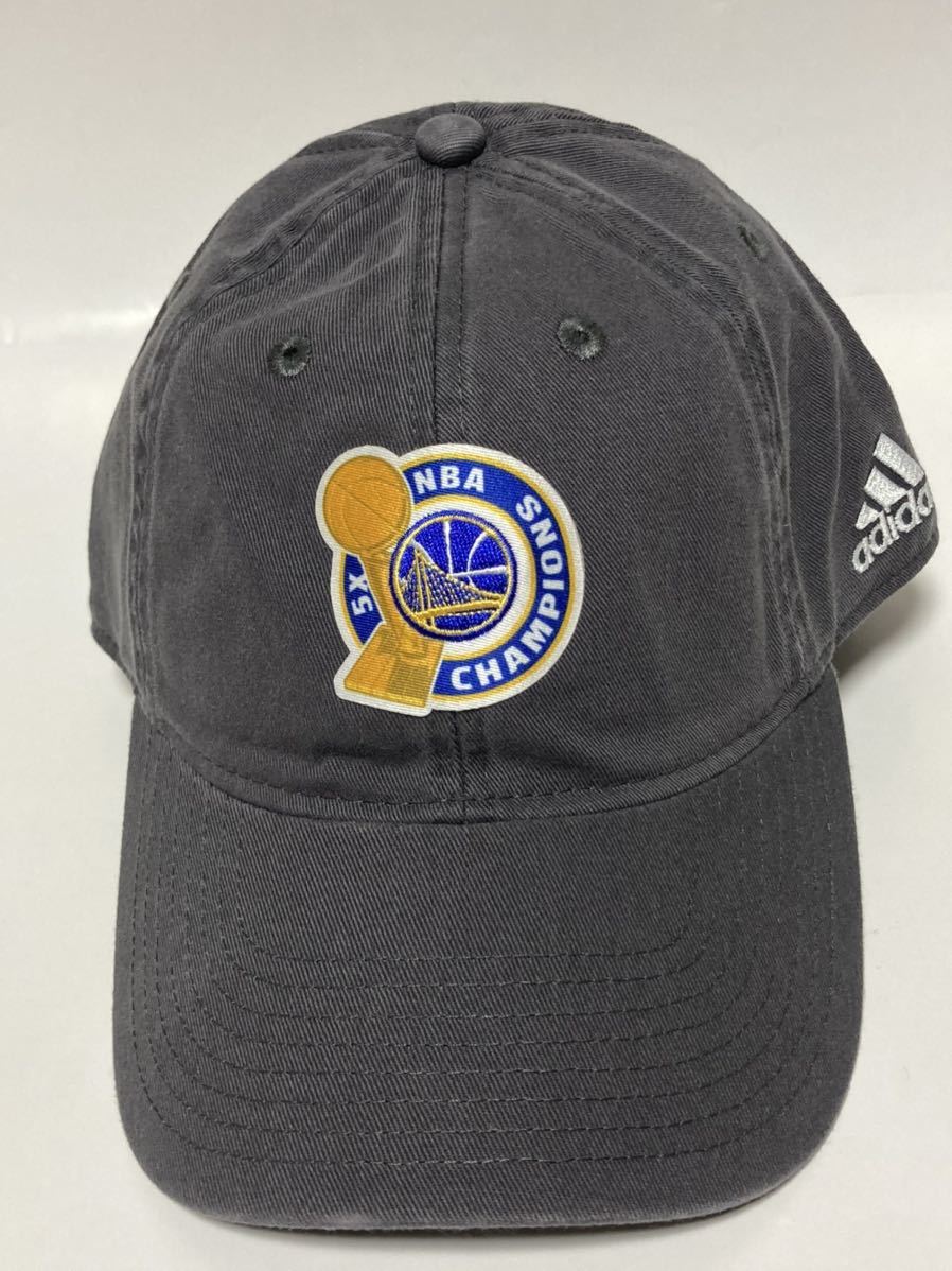 FREE新品 adidasアディダス2017NBA優勝記念 ゴールデンステート・ウォリアーズ Warriors NBAフリーサイズLAキャップ帽子ステフィン・カリーの画像8