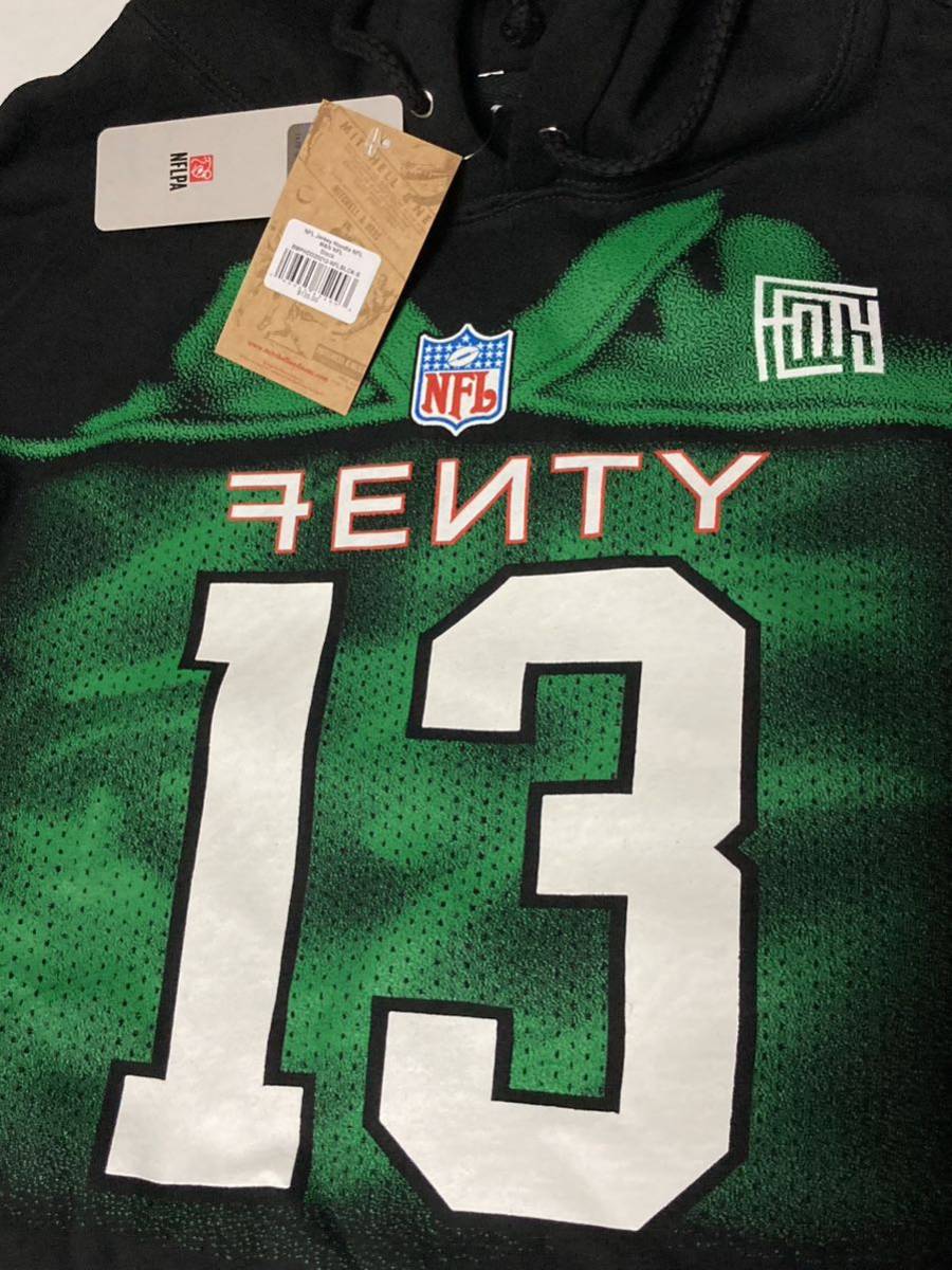 S2023スーパーボウルRihannaリアーナNFL公式フーディーFENTYパーカーMitchell & Ness Super Bowlミッチェルアンドネス日本未発売スウェット_画像4