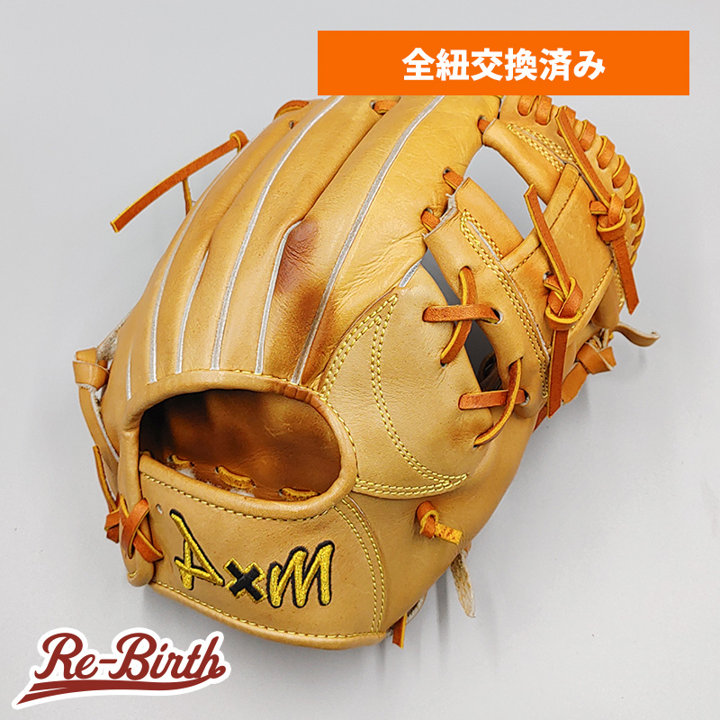 【全紐交換済み (高校野球対応)】 D×M 硬式グローブ / 内野手用 型付け済み ( グラブ) [WE860]