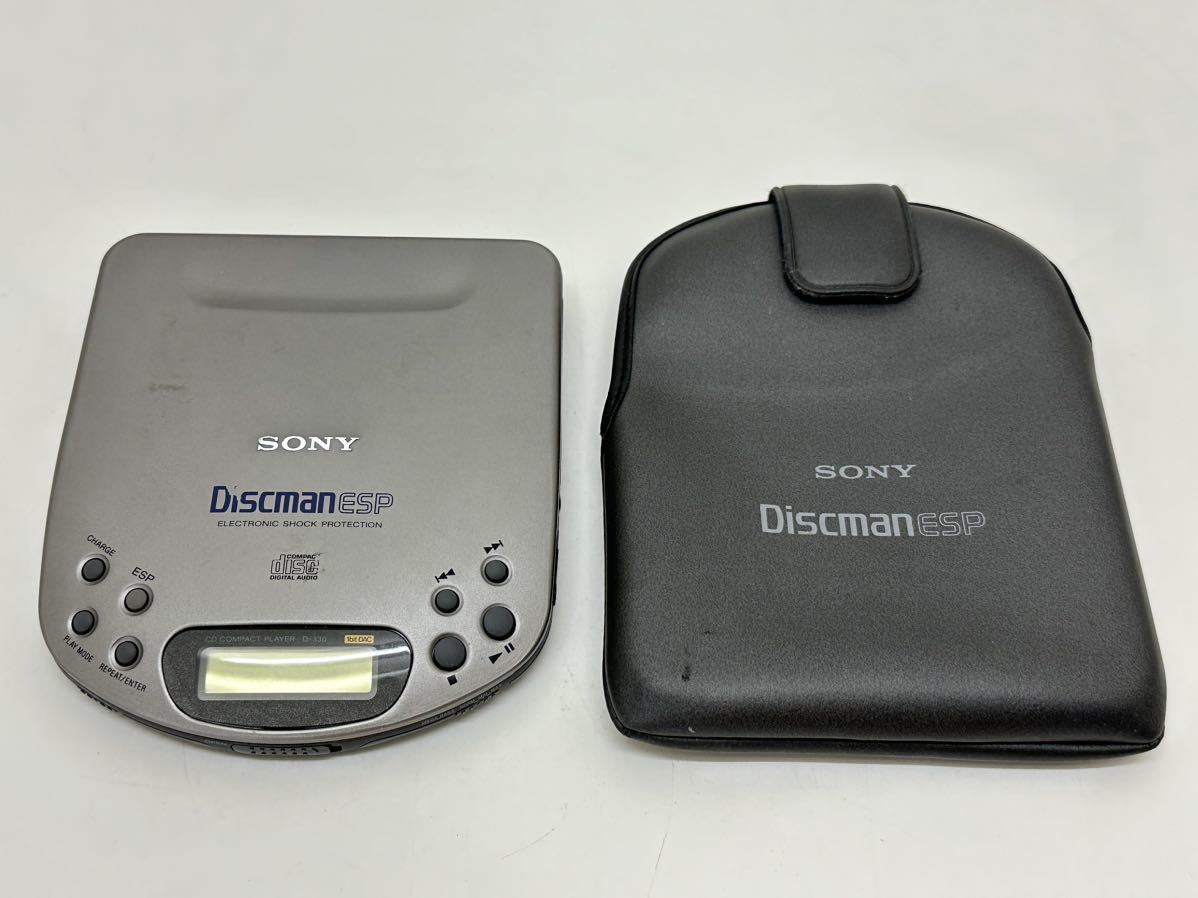 動作品 SONY D-330 ソニー ディスクマン ポータブルCDプレーヤー の画像1