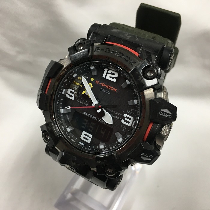 美品 CASIO G-SHOCK メンズ 腕時計 ソーラー マッドマスター GWG-2000 ブラック [jgg]_画像3