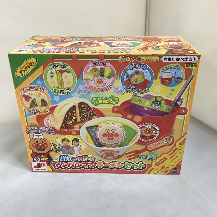  unused JoyPalette Anpanman toy hot water cut .. tea  tea ! Anpanman ramen set [jgg]