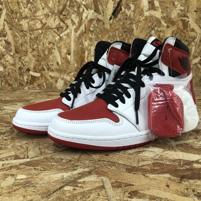 未使用 NIKE JORDAN 1RETRO HIGH OG スニーカー 555088-161 レッド ホワイト ブラック系 表記サイズ:29.0cm [jgg]