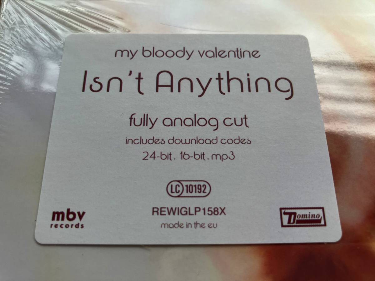 デッドストック 新品未開封 My Bloody Valentine ISN'T ANYTHING LP Deluxe Edition 180グラム重量盤 / UK Indie, Post Punk, Shoegaze_画像3