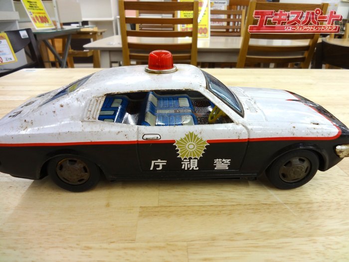 ブリキ パトカー 警視庁 NEW MARK Ⅱ ネモト NEMOTO MADE IN JAPAN 昭和レトロ 当時物 公田店_画像4