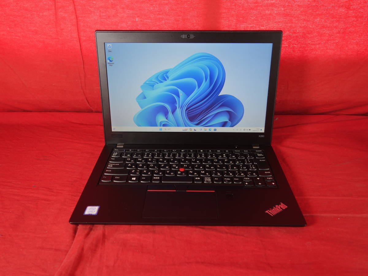 【新品SSD256GB】 lenovo　ThinkPad X280 【Core i5-8250U】 ★ Windows 11 ★ 8GB　訳あり中古 ノートPC 【10日間保証】_画像2