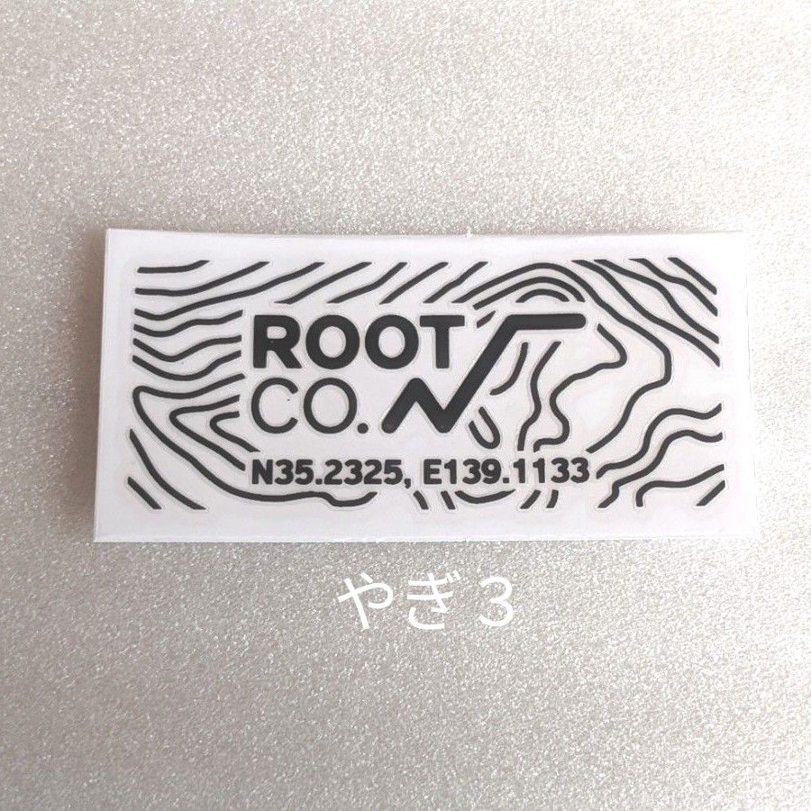 【１枚 黒】ROOT CO. ルートコー 非売品 ステッカー 公式