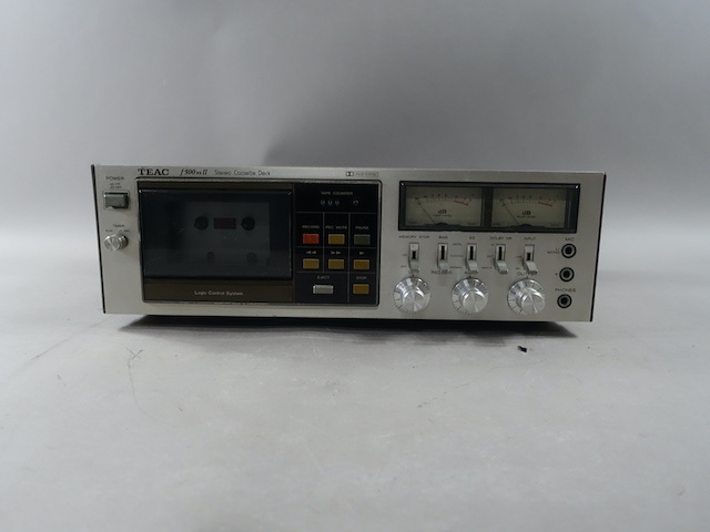 T30　TEAC　ティアック　f-500MKⅡ カセットデッキ　ステレオカセット　カセットテープ　オーディオ機器　音響機器　機材　ステレオ_画像1