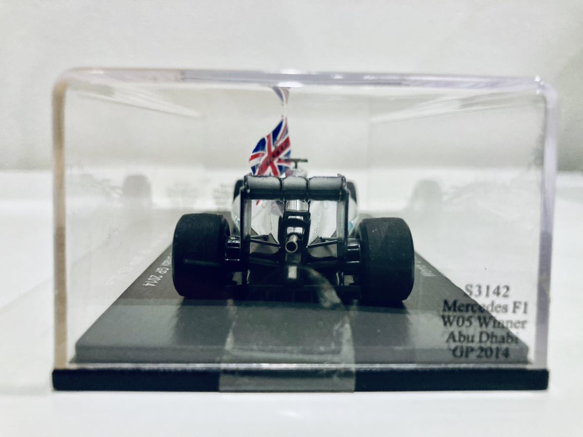 【送料無料】1/43 Spark メルセデス F1 W05 #44 L.ハミルトン Winner Abu Dhabi GP World Champion 2014 スリーブなし_画像8
