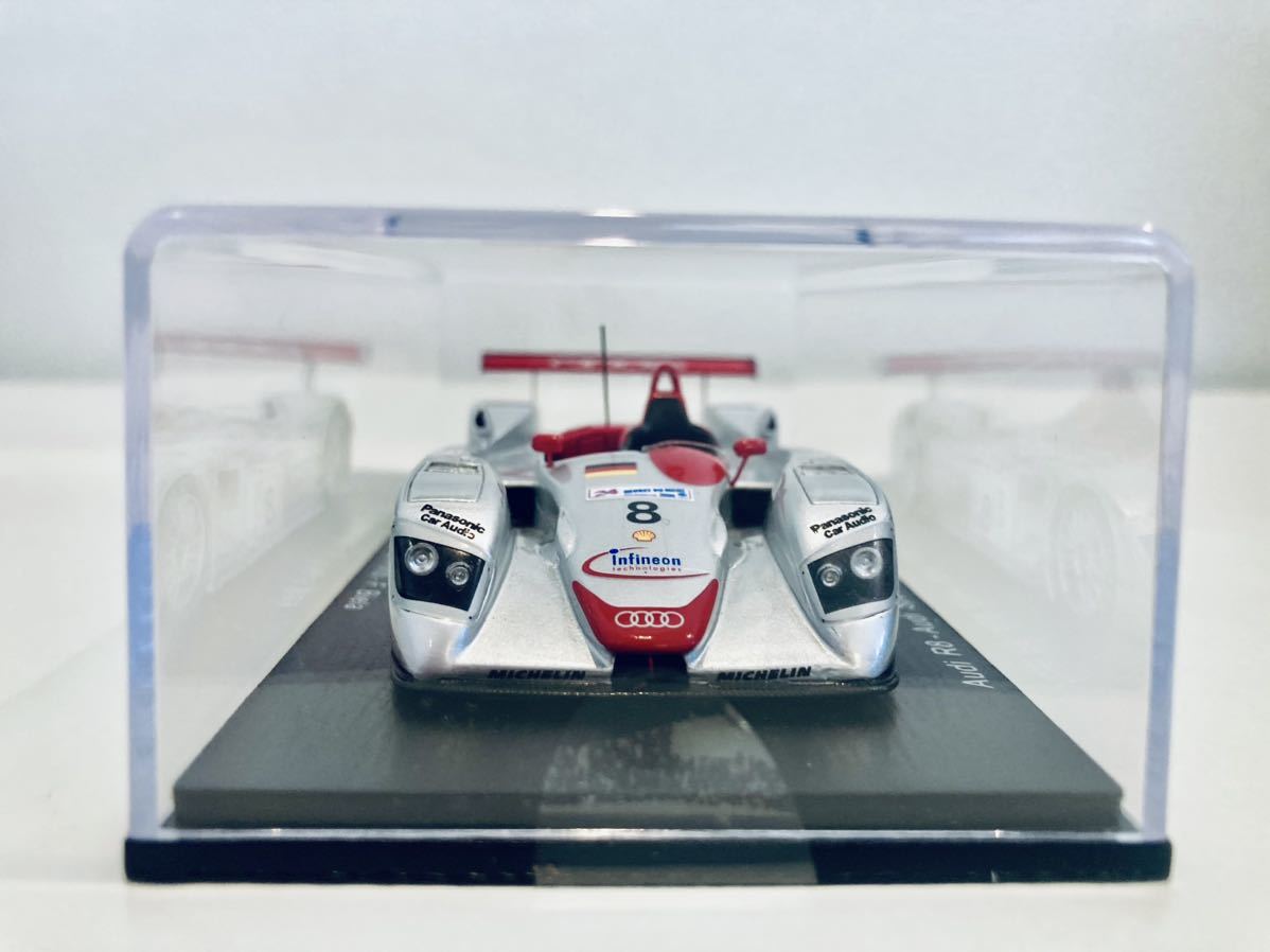 【送料無料】1/43 Spark Audi アウディ R8 #8 T.クリステンセン-E.ピロ-F.ビエラ Winner Le Mans 2000の画像9