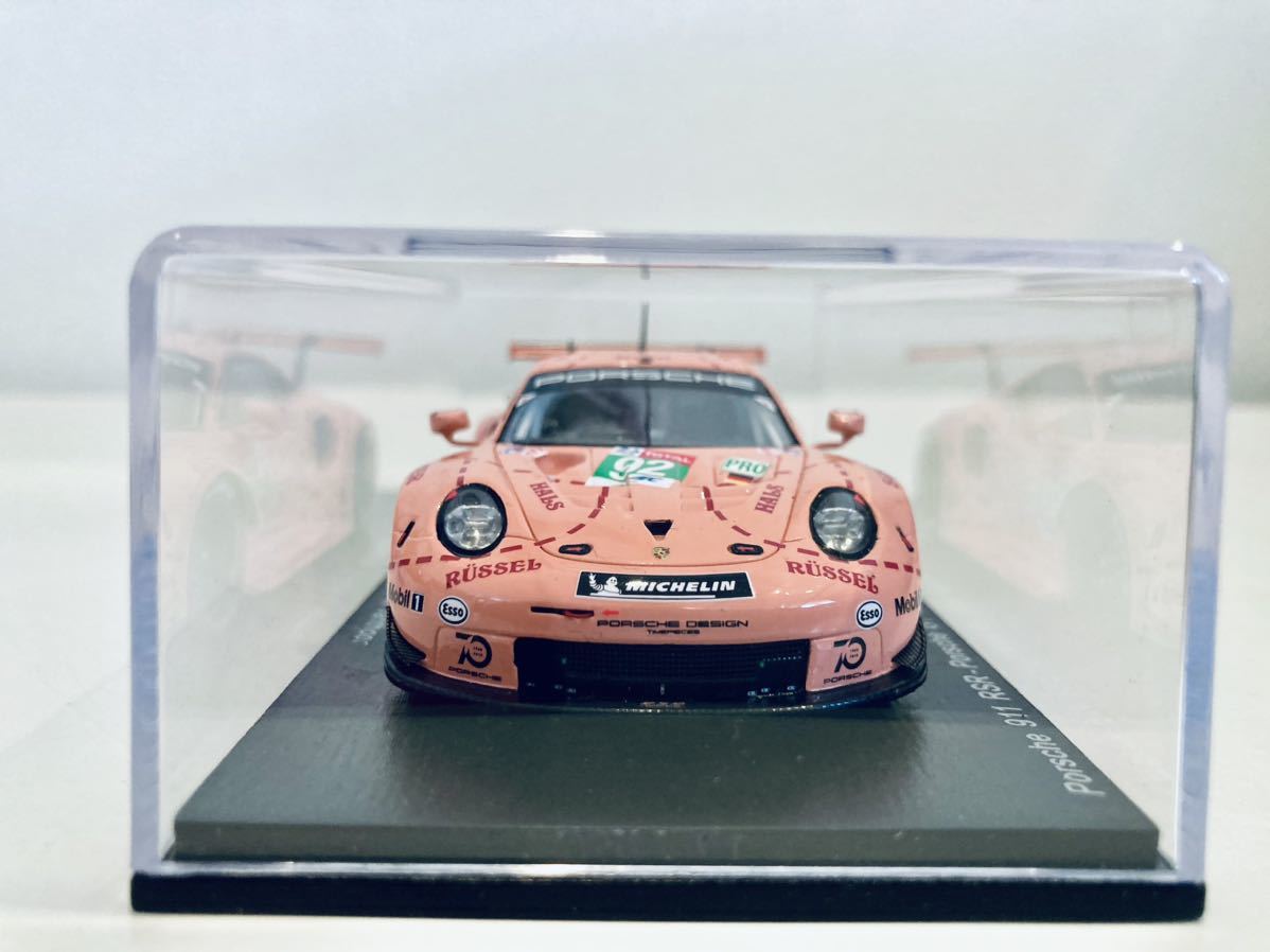 【送料無料】1/43 Spark Porsche ポルシェ 911 RSR Pink Pig Porsche GT Team #92 M.Christensen-Estre-Vanthoor Winner Pro Le Mans 2018の画像9