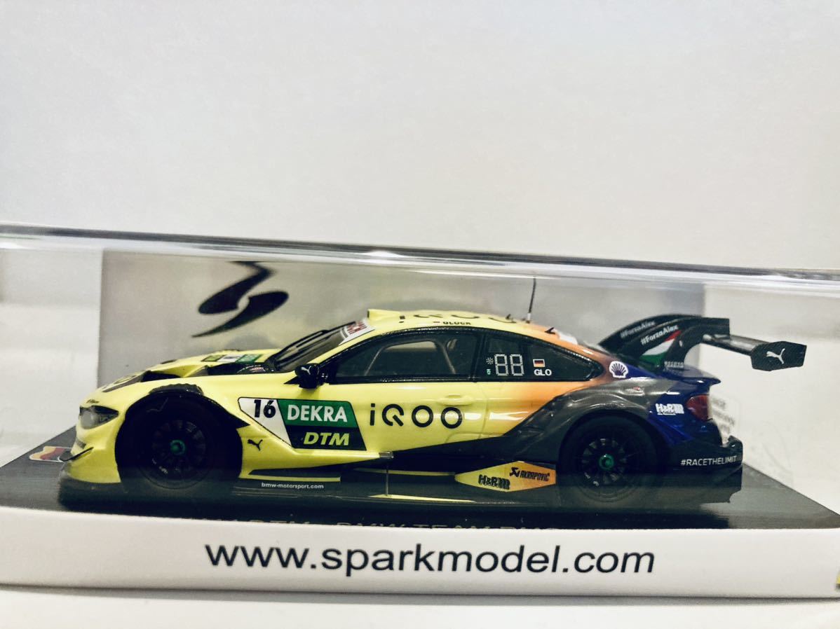 【送料無料】1/43 Spark iQOO BMW M4 DTM BMW Team RMG #16 T.グロック Hockenheim DTM 2020_画像5