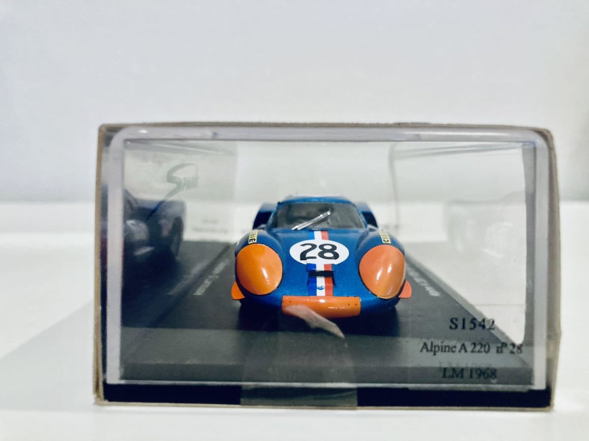 【送料無料】1/43 Spark Alpine アルピーヌ A220 A#28 H.グランシア-G.ラルース Le Mans 1968_画像8