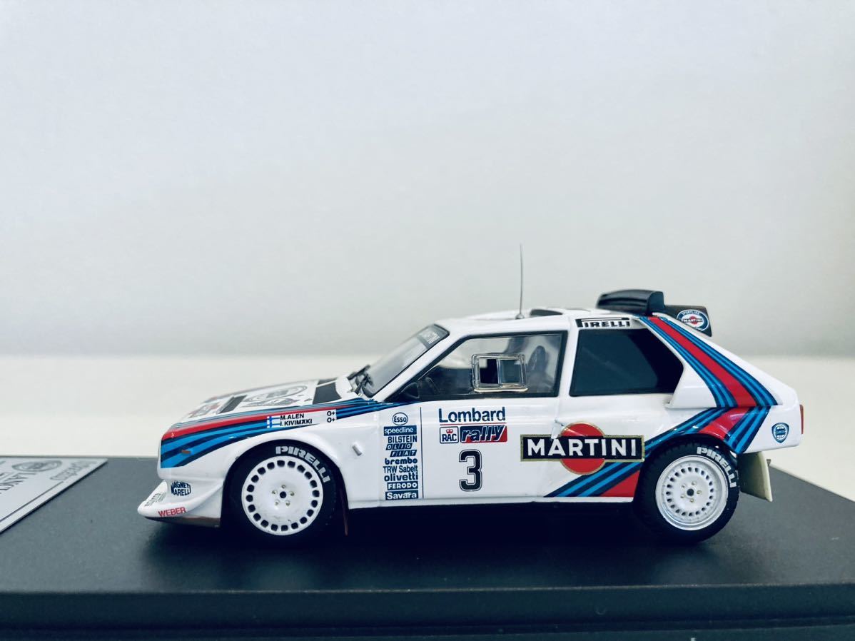 【送料無料】1/43 HPI ランチア デルタ S4 #3 M.アレン RAC Rally 1985_画像6