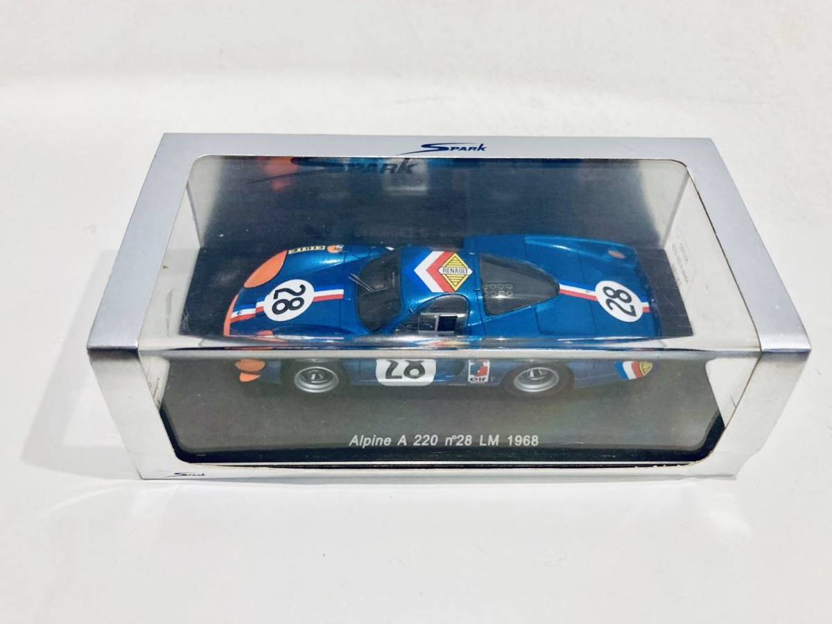 【送料無料】1/43 Spark Alpine アルピーヌ A220 A#28 H.グランシア-G.ラルース Le Mans 1968_画像3