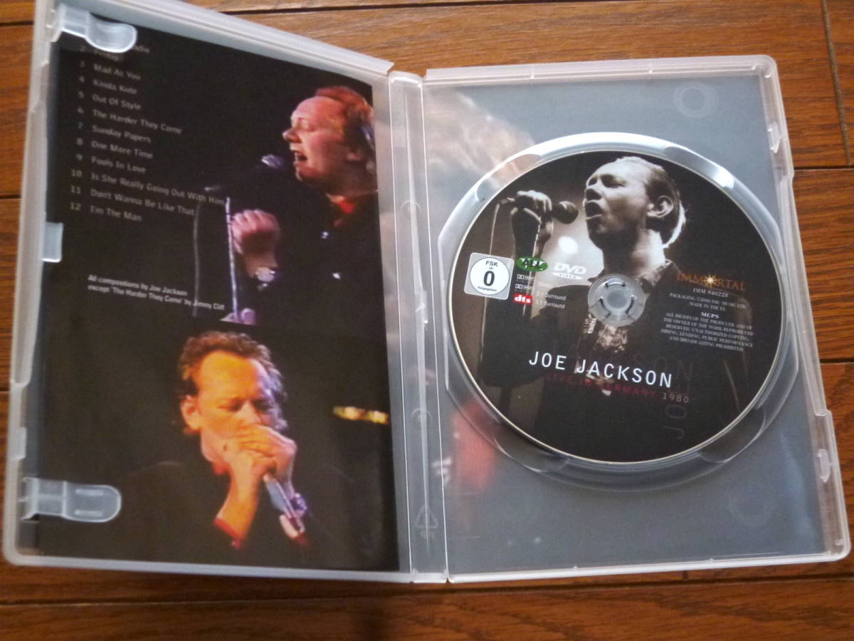 DVD JOE JACKSON LIVE IN GERMANY 1980_画像4