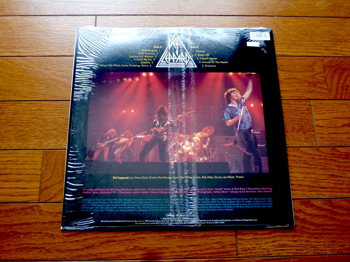 LP DEF LEPPARD / ON THROUGH THE NIGHT_画像2