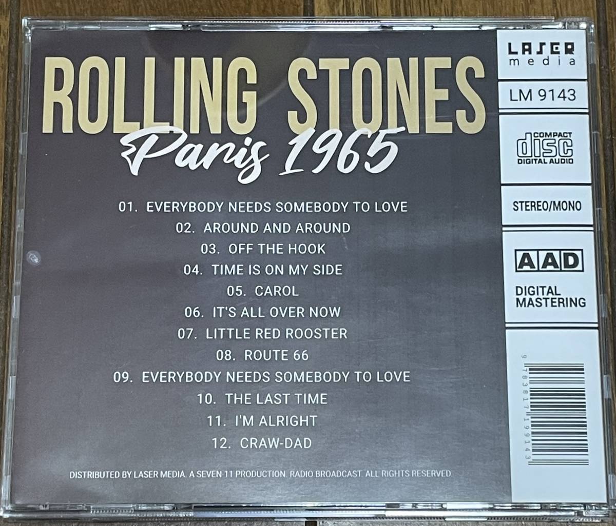 ★美品格安！★ ローリングストーンズ 輸入盤ＣＤ　ROLLING STONES 1965 PARIS ブロードキャスト THE BEATLES WHO 60'S _画像2