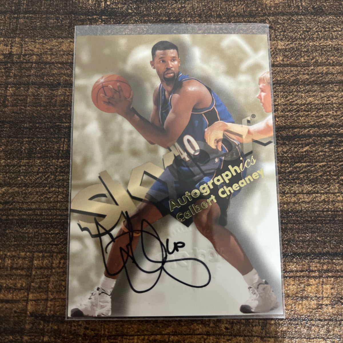 1998-99 SKYBOX AUTO CALBERT CHEANEY AUTO _画像1