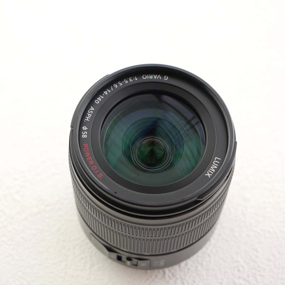 【中古店保証残】LUMIX G VARIO 14-140mm F3.5-5.6 ASPH. POWER O.I.S. H-FS14140-KA マットブラック _画像2